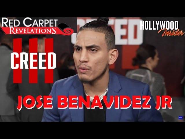 The Hollywood Insider Video-Jose Benavidez Jr-Creed 3-Interview