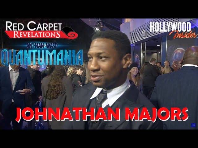 The Hollywood Insider Video-Jonathan Majors-Antman and The Wasp: Quantumania-Interview