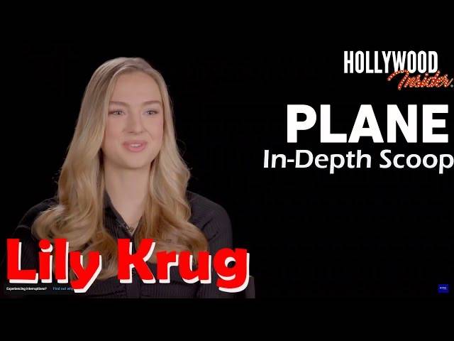 The Hollywood Insider Video-Lily Krug-Plane-Interview