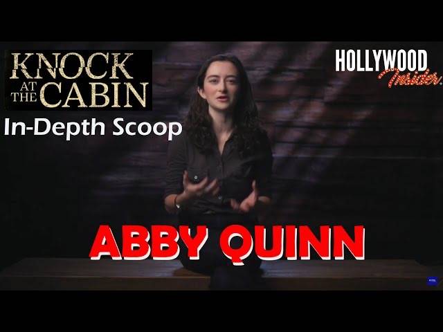 The Hollywood Insider Video-Abby Quinn-Knock At The Cabin-Interview