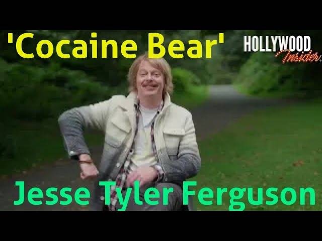 The Hollywood Insider Video-Jesse Tyler Ferguson-Cocaine Bear-Interview