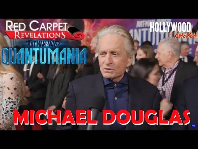 The Hollywood Insider Video-Michael Douglas-Antman and The Wasp: Quantumania-Interview