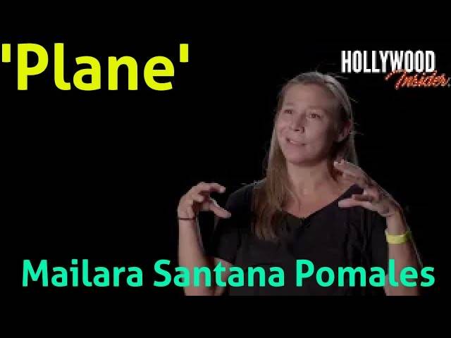 The Hollywood Insider Video-Mailara Pomales-Plane-Interview