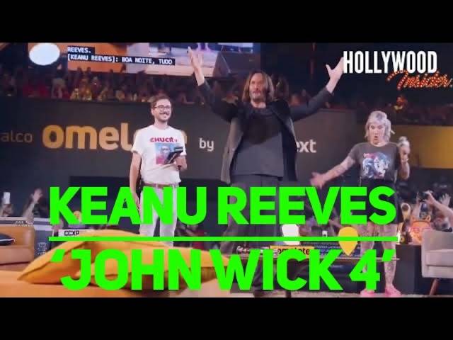 The Hollywood Insider Video-Keanu Reeves-John Wick 4-Interview