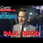 The Hollywood Insider Video-Paul Rudd-Antman and The Wasp: Quantumania-Interview