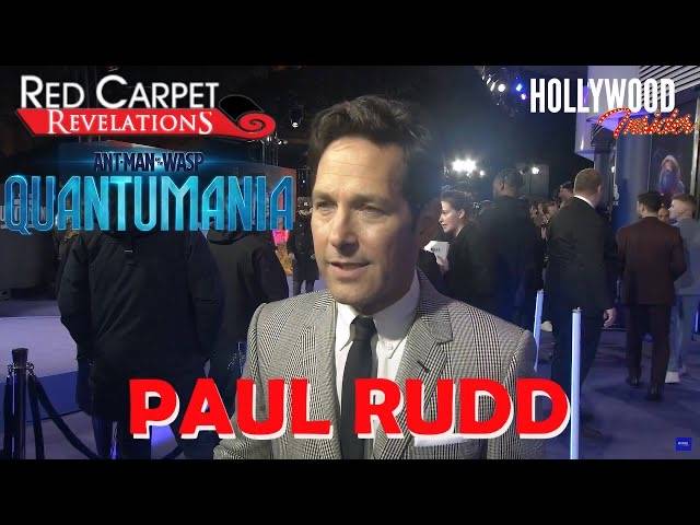 The Hollywood Insider Video-Paul Rudd-Antman and The Wasp: Quantumania-Interview