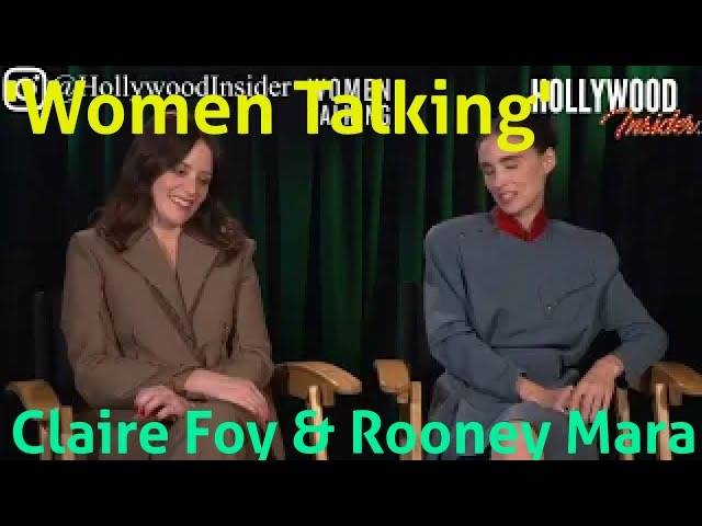 The Hollywood Insider Video-Claire Foy-Women Talking-Interview