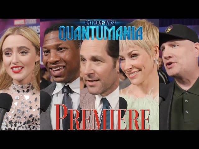 The Hollywood Insider Video-Cast and Crew-Antman and The Wasp: Quantumania-Interview