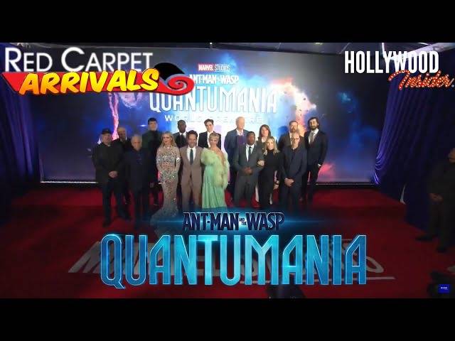 The Hollywood Insider Video-Cast and Crew-Antman and The Wasp: Quantumania-Interview