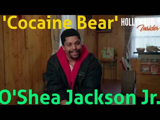 The Hollywood Insider Video-O'Shea Jackson Jr-Cocaine Bear-Interview