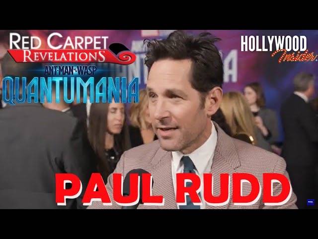 The Hollywood Insider Video-Paul Rudd-Antman and The Wasp: Quantumania-Interview
