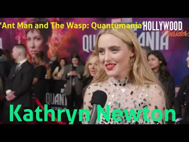 The Hollywood Insider Video-Kathryn Newton-Antman and The Wasp: Quantumania-Interview