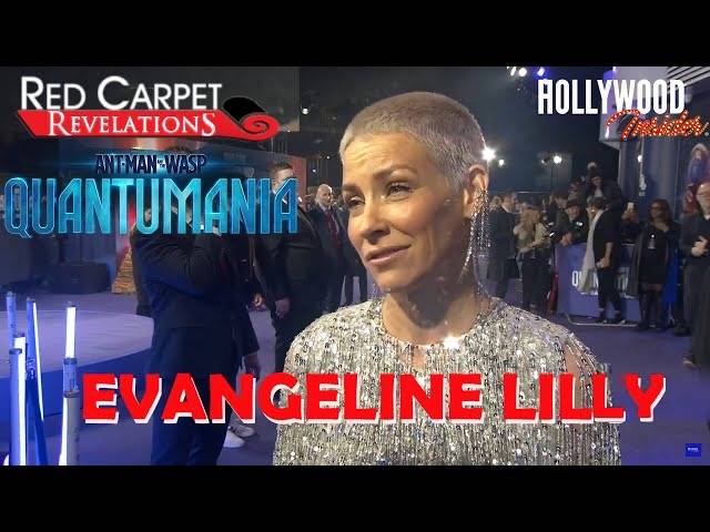 The Hollywood Insider Video-Evangeline Lilly-Antman and The Wasp: Quantumania-Interview