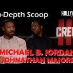 The Hollywood Insider Video-Michael B. Jordan-Creed 3-Interview