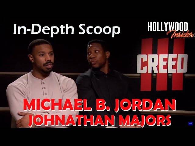 The Hollywood Insider Video-Michael B. Jordan-Creed 3-Interview