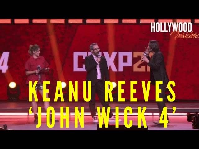 The Hollywood Insider Video-Keanu Reeves-John Wick 4-Interview