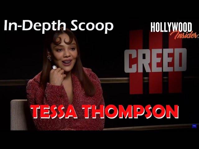 The Hollywood Insider Video-Tessa Thompson-Creed 3-Interview