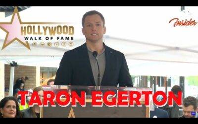 Ray Liotta Walk of Fame Ceremony | Taron Egerton
