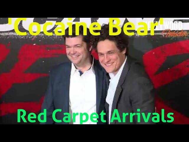 The Hollywood Insider Video-Cast and Crew-Cocaine Bear-Interview