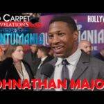 The Hollywood Insider Video-Jonathan Majors-Antman and The Wasp: Quantumania-Interview