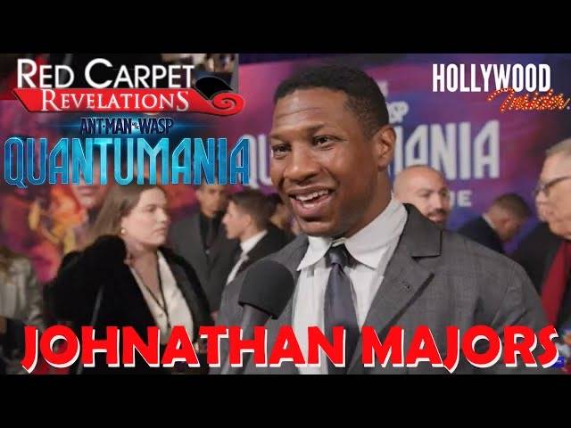 The Hollywood Insider Video-Jonathan Majors-Antman and The Wasp: Quantumania-Interview