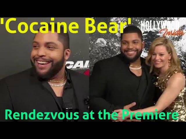 The Hollywood Insider Video-Cast and Crew-Cocaine Bear-Interview