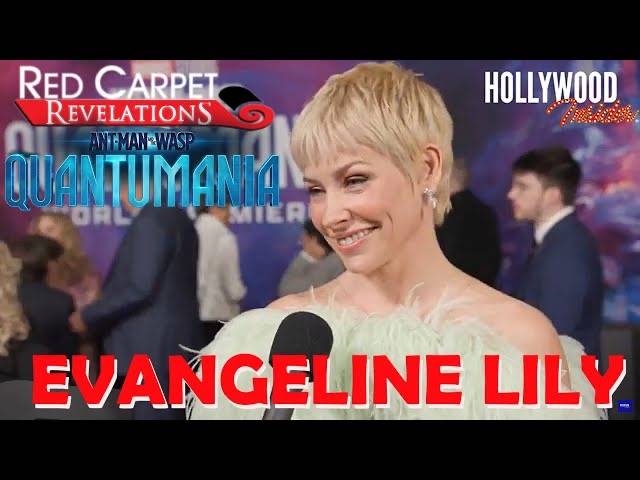 The Hollywood Insider Video-Evangeline Lilly-Antman and The Wasp: Quantumania-Interview