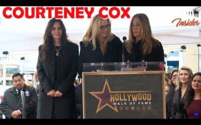 Rendezvous at Courteney Cox Walk of Fame Ceremony