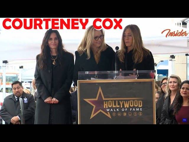 The Hollywood Insider Video-Courteney Cox-Walk of Fame-Interview