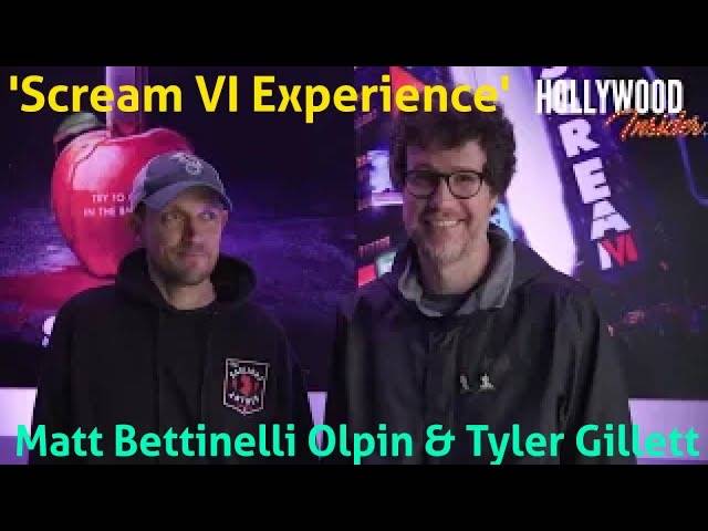 The Hollywood Insider Video-Matt Bettinelli Olpin-Scream VI-Interview