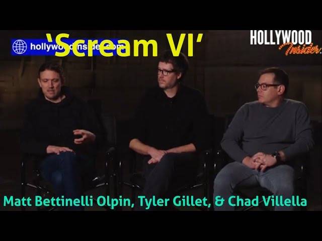 The Hollywood Insider Video-Matt Bettinelli Olpin-Scream VI-Interview