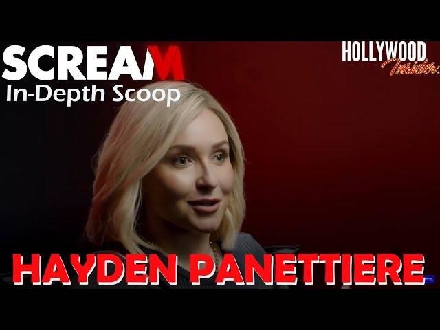 The Hollywood Insider Video-Hayden Panettiere-Scream VI-Interview