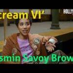 The Hollywood Insider Video-Jasmin Savoy Brown-Scream VI-Interview