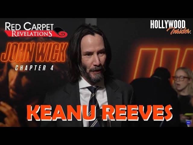 The Hollywood Insider Video-Keanu Reeves-John Wick 4-Interview