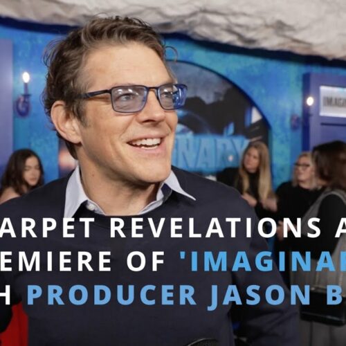 Producer Jason Blum Spills Secrets on ‘Imaginary’ World Premiere | DeWanda Wise, Tom Payne