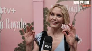 Leslie Bibb Spills Secrets on ‘Palm Royale’ Series Premiere Kristin Wiig, Ricky Martin, Kaia Gerber