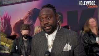 Brian Tyree Henry Spills Secrets on ‘Godzilla X Kong’ at Premiere | Rebecca Hall, Brian Tyree Henry