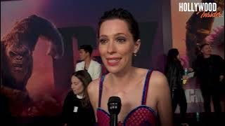 Rebecca Hall Spills Secrets on ‘Godzilla X Kong’ at Premiere | Brian Tyree Henry