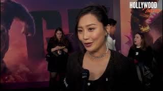 Fala Chen Spills Secrets on ‘Godzilla X Kong’ at Premiere | Rebecca Hall, Brian Tyree Henry