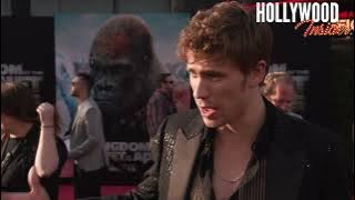 Owen Teague Spills Secrets on ‘Kingdom of the Planet of the Apes’ at Premiere with Freya Allen.