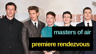 Full Rendezvous at the Premiere  ‘Masters of the Air’ Austin Butler, Callum Turner, Tom Hanks