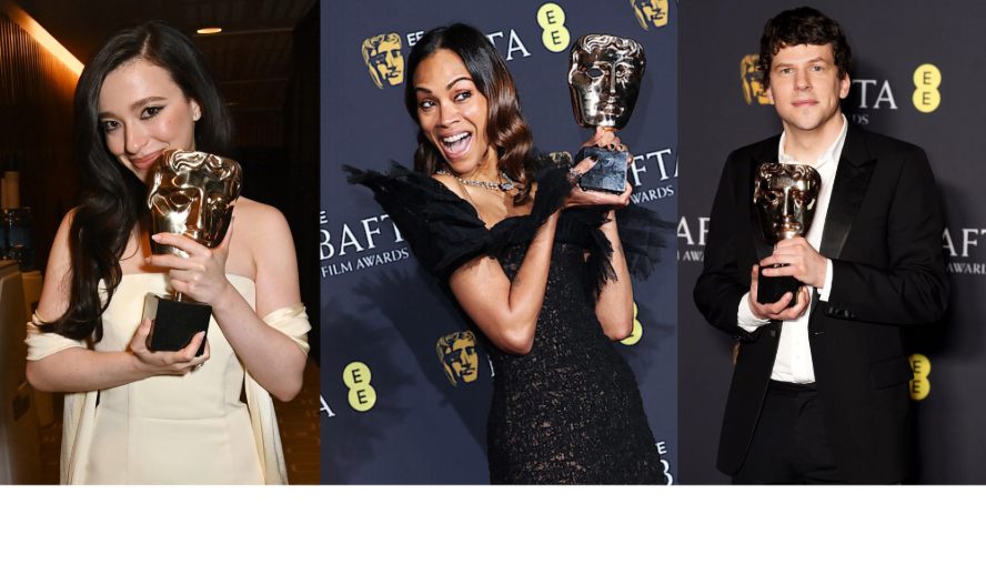 BAFTA winners: Mikey Madison 'Anora', Zoe Saldaña 'Emilia Pérez', Jesse Eisenberg 'A Real Pain'
