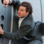 Tom Cruise action scene in Mission Impossible